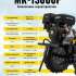 Мотоблок Huter MK-13000P, бензиновый, 13л.с. (комплект из 2-х коробок) [70/5/18]